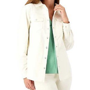 Joan Rivers The Perfect Corduroy Shirt Jacket X SMALL (3737)
